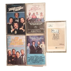 5 Statler Brothers Audio Cassette Tapes Lot Gospel